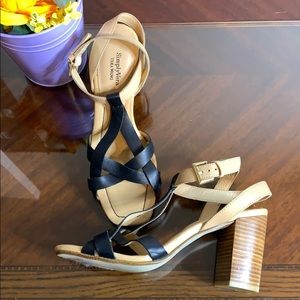 Simply Vera Vera Wang 2-Tone Chunk Heels